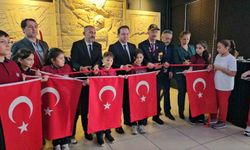 Zonguldak'ta öğrencilerin hazırladığı Çanakkale rölyefi açıldı