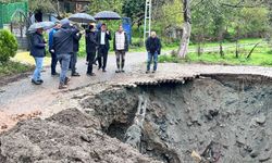 Vekil Kaya'dan Doğançay'da sel inlemesi