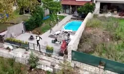 Filmleri aratmayan operasyon: Mermiler yağdırdılar, lüks villada cephanelikle yakalandılar!