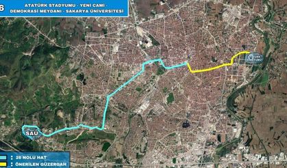 Büyükşehir’den 26 numaralı hatta yeni düzenleme