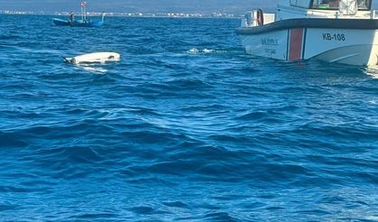 Balık tutmak için açıldıkları denizde dron buldular