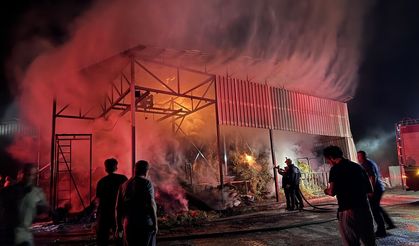 Adapazarı'nda korkutan samanlık yangını: 4 kişi dumandan etkilendi