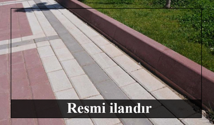 PARKE TAŞI, KÜPTAŞ, SINIR ELEMANI, WASH BETON, BETON BORDÜR VE OLUK SATIN ALINACAKTIR