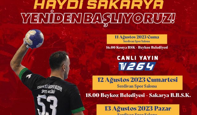 Hentbolda heyecan Sakarya 2. Ulusal Hentbol Turnuvasıyla başlıyor