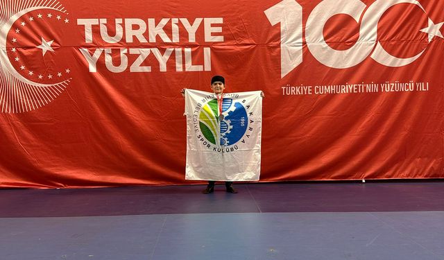 Büyükşehir’in minik sporcusundan derece geldi