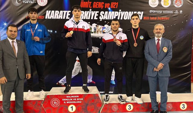 Büyükşehir karate sporcularından gurur tablosu