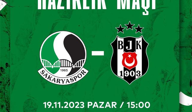 Sakaryaspor'dan Beşiktaş maçı için resmi açıklama