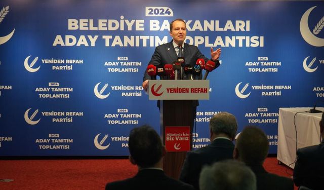 Yeniden Refah Partisi belediye başkan adaylarını açıkladı