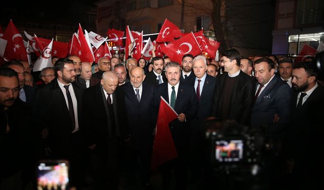 BBP Genel Başkanı Destici, Sakarya'da aday tanıtım toplantısında konuştu: