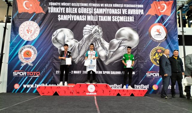 Bursalı genç sporcuların bileği bükülemedi