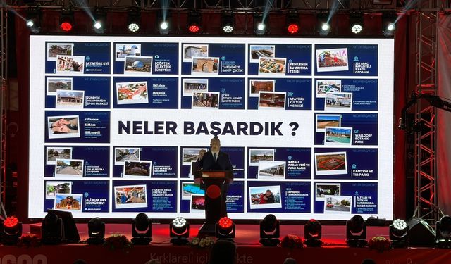 CHP Kırklareli Belediye Başkan Adayı Kesimoğlu projelerini anlattı