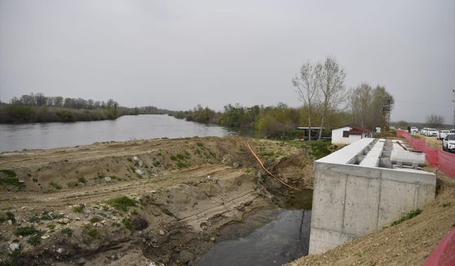 Edirne Meriç Sulamasıyla tarım arazileri suyla buluşacak