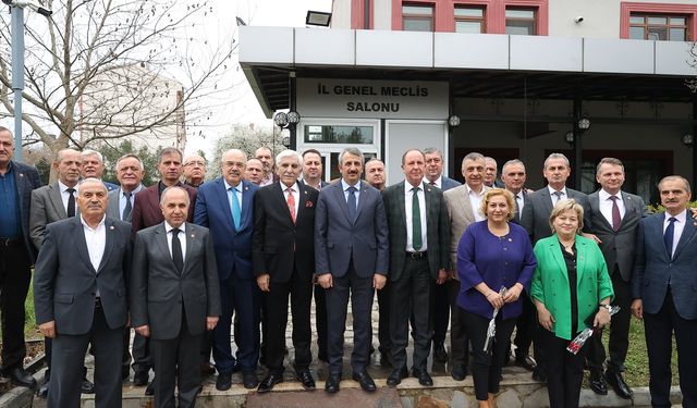 Edirne Valisi Sezer İl Genel Meclisi üyeleriyle bir araya geldi