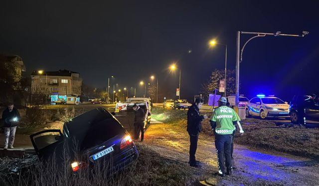 Edirne'de polisten kaçan otomobil sürücüsü uzun süren takip sonucu yakalandı