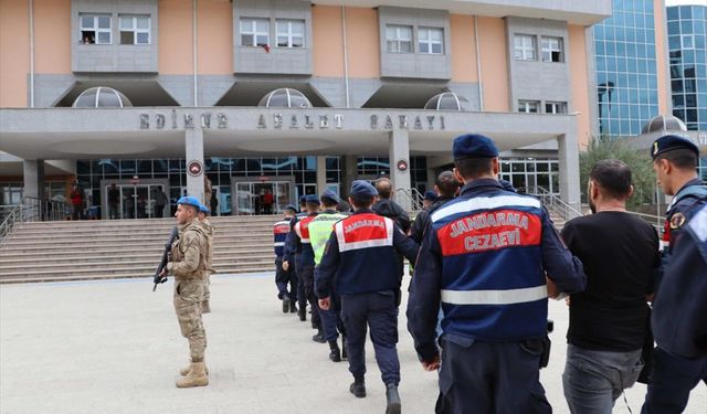 Edirne'de Yunanistan'a kaçmaya çalışan 13 terör örgütü mensubu yakalandı