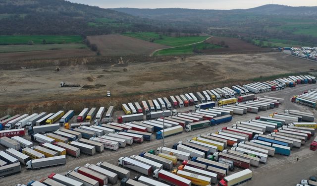 Hamzabeyli Sınır Kapısı'ndaki tır parkının kapasitesi iki katına çıkarılıyor