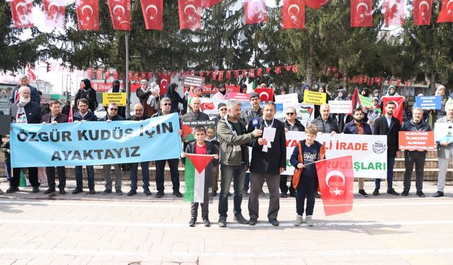 İsrail'in Gazze'ye yönelik saldırıları Sakarya'da kınandı