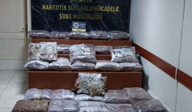 Sakarya merkezli 3 ildeki operasyonda 176 kilogram sentetik uyuşturucu ele geçirildi