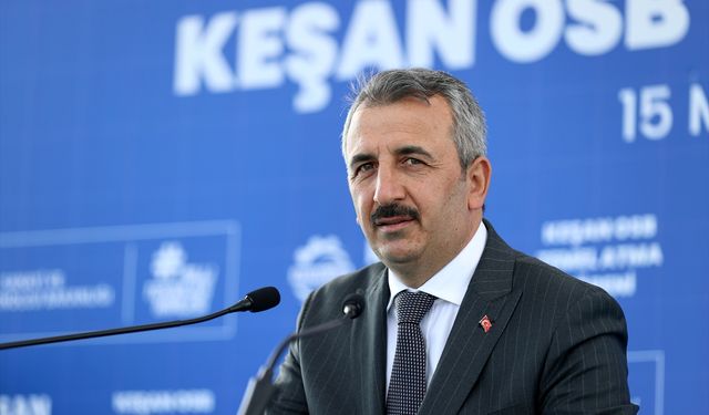 Sanayi ve Teknoloji Bakanı Kacır, "Keşan OSB Temel Atma Töreni"nde konuştu: