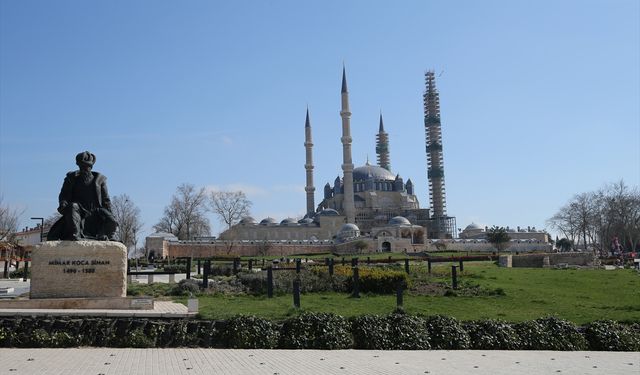 Selimiye'de restorasyon çalışmaları sürüyor