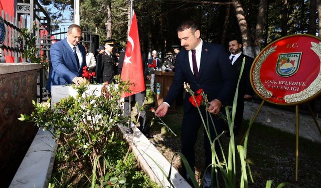 Bursa İznik'te Çanakkale şehitleri aynı ruhla anıldı