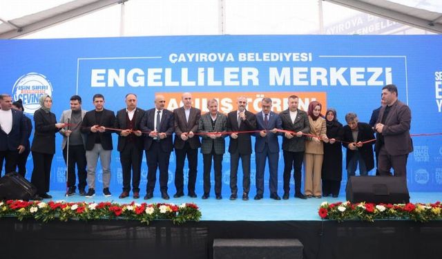 Çayırova Belediyesi Engelliler Merkezi hizmete açıldı