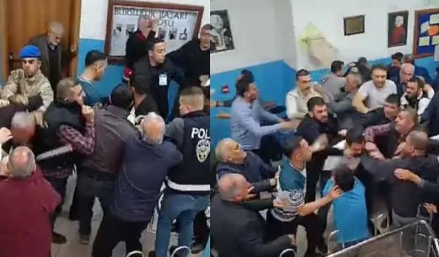 Elazığ'da seçim gerginliği! Sopa ve yumruklar havada uçuştu!