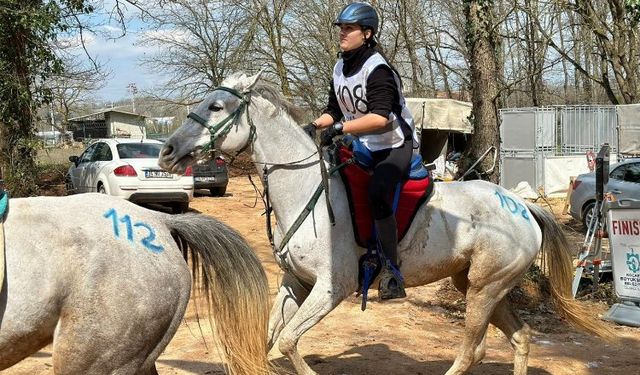 En dayanıklı atlar 120 km’lik parkurda yarıştı