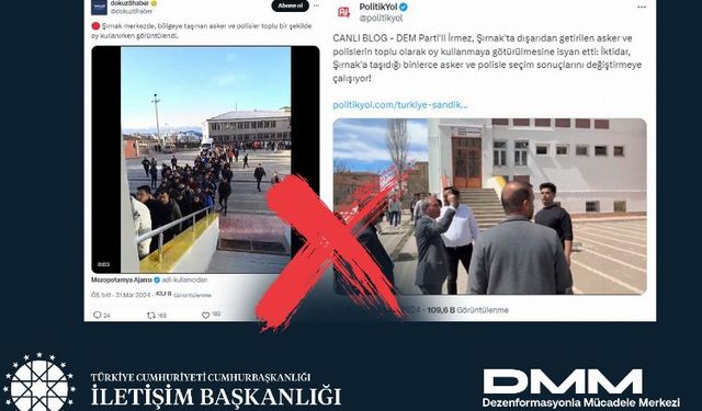 İletişim'den 'provokatif iddialara' açıklama