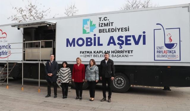 İzmit'te Mobil Aşevi'nden iftar hazırlığı