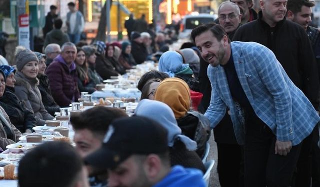 Kestel'de 6 bin kişilik sokak iftarı