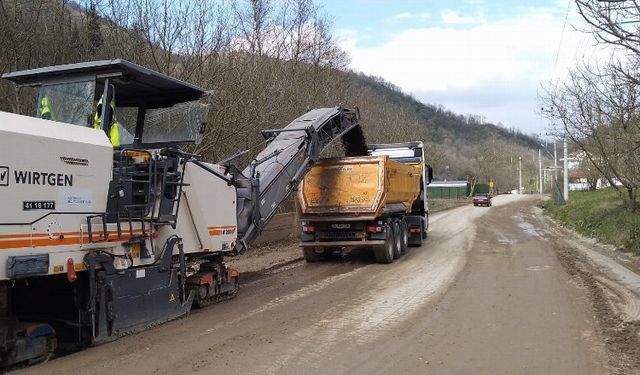 Kocaeli'de Yol Bakım Timi sahada