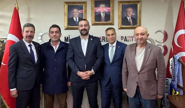 MHP Keşan’dan İl Başkanı Emre Tokluoğlu’na ziyaret