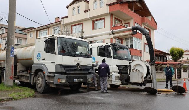 Sakarya'nın altyapı hattında bakım ve onarım çalışması