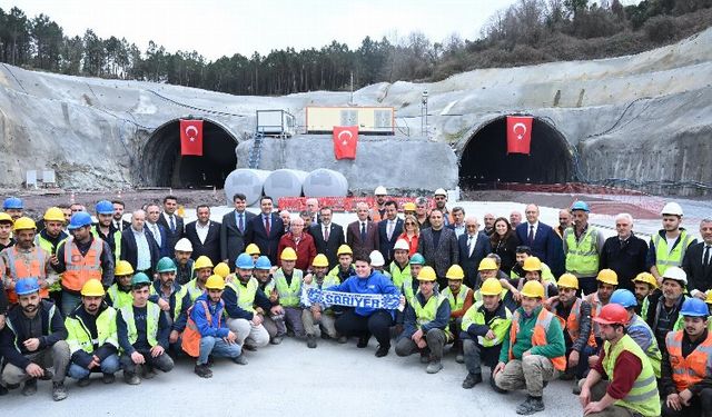 Sarıyer-Kilyos Tüneli'nde hedef 2026