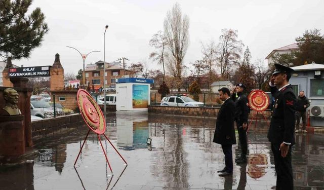 Ahlat’ta 18 Mart Şehitleri Anma Günü ve Çanakkale Zaferi’nin 109. yıl dönümü