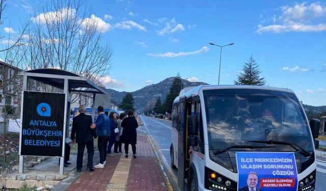 Antalya Büyükşehir’den Akseki’ye ulaşım desteği