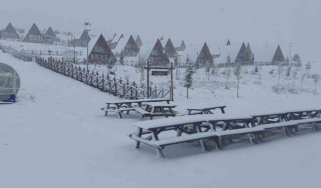 Atasözü gerçek oldu, mart ayında lapa lapa kar yağdı