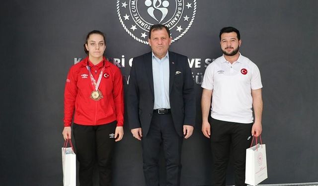 Avrupa üçüncüsü Kayserili sporcu Yunanistan yolcusu