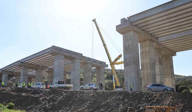 Aydın-Denizli Otoban Yolu inşaatında iş kazası