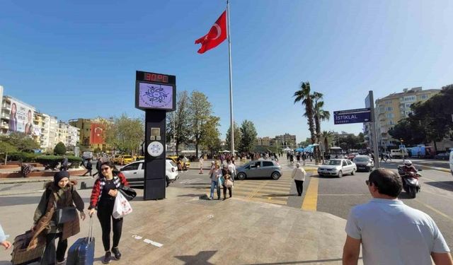 Aydın’da termometreler 30 dereceyi gördü