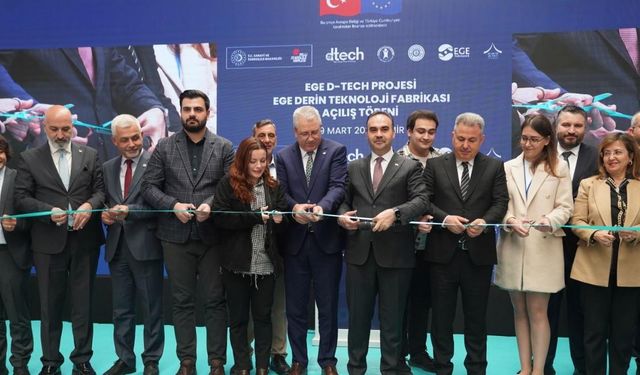 Bakan Kacır Ege Derin Teknoloji Fabrikası’nın açılışını gerçekleştirdi