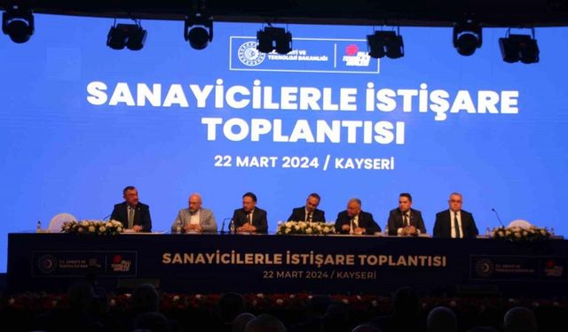 Bakan Kacır, Kayserili sanayicilerle bir araya geldi