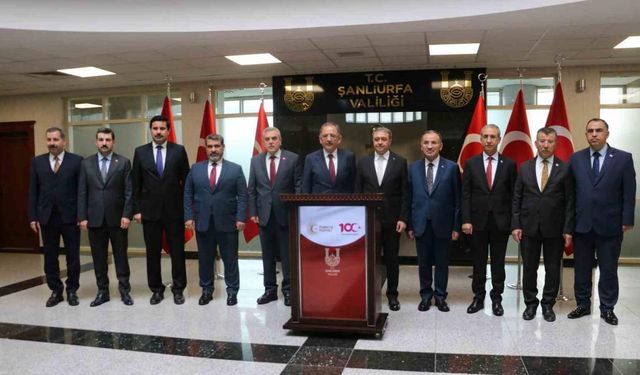 Bakan Özhaseki Şanlıurfa’da