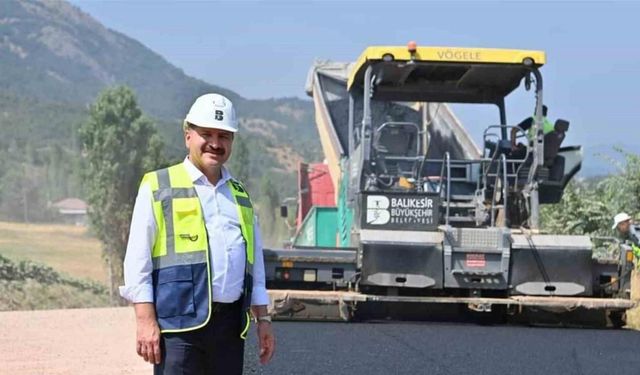 Balıkesir’de kırsalda asfaltsız ve parkesiz yol kalmayacak