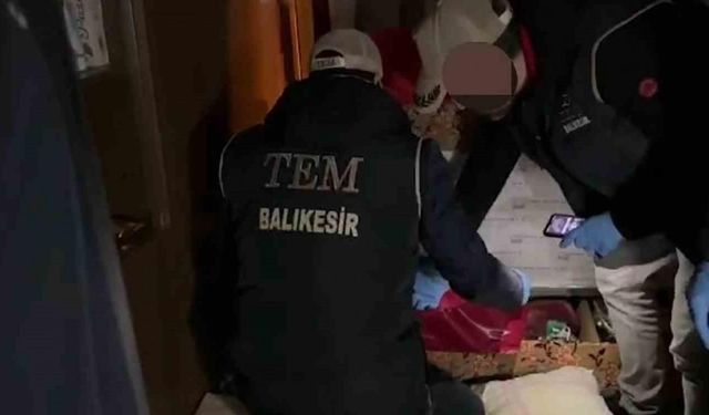 Balıkesir’de terör operasyonu