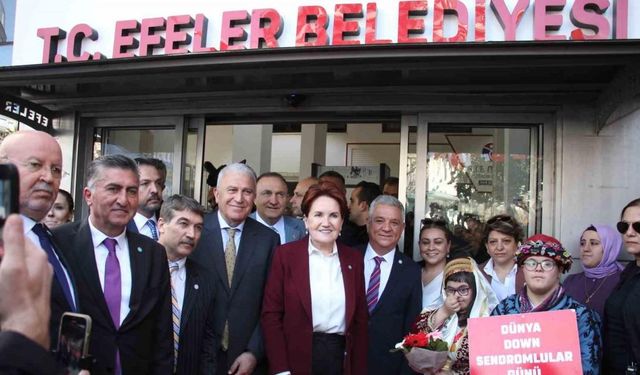 Başkan Atay, İYİ Parti Genel Başkanı Akşener’i ağırladı