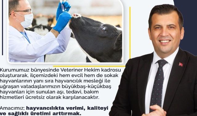 Başkan Atlı belediyede veteriner hekim kadrosu kuracak