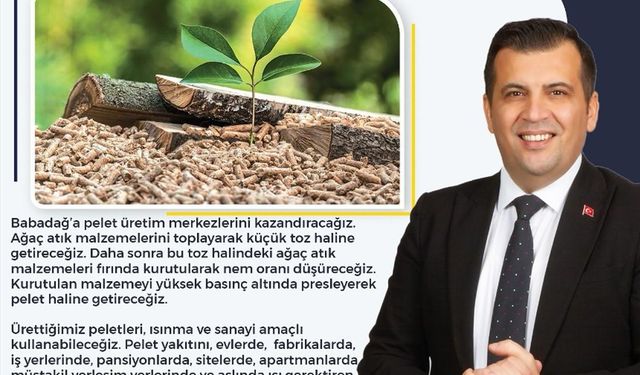 Başkan Atlı’dan ‘Pelet Üretim Merkezi’ projesi