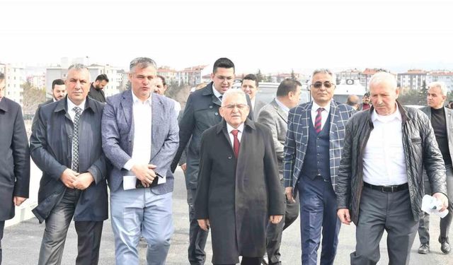 Başkan Büyükkılıç; 150 milyon TL’lik projeyi yerinde inceledi